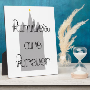Familiare Forever Mormon Lds Temple Fotoplatte