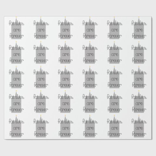 Familiare Forever Mormon Lds Temple Geschenkpapier (Flach)