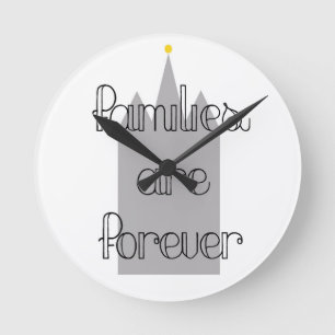Familiare Forever Mormon Lds Temple Runde Wanduhr