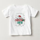 Familiäre Weihnachtsgruppe - passender Name Baby T-shirt (Vorderseite)