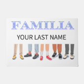 Familiärer Empfang Fußmatte (Vorderseite)