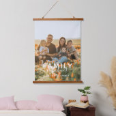 Familiäres Foto Wandteppich Mit Holzrahmen (Schlafzimmer)