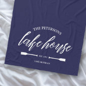 Familiäres Haus Vermietung Nautic Custom Deco Fleecedecke