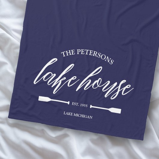 Familiäres Haus Vermietung Nautic Custom Deco Fleecedecke