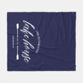 Familiäres Haus Vermietung Nautic Custom Deco Fleecedecke (Vorderseite (Horizontal))