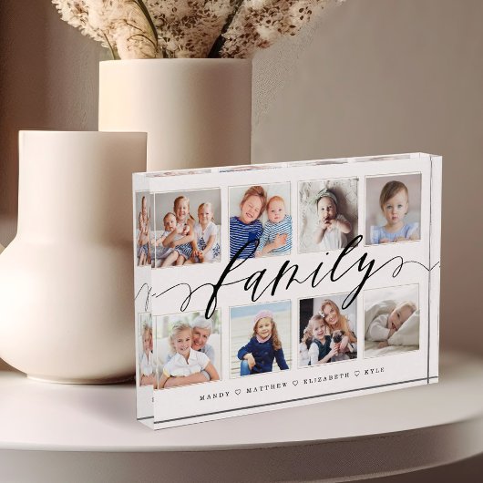 Familiäres Speicherfoto Collage Keepake Fotoblock