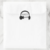 Familie182 Aufkleber (Tasche)