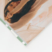 Familie 18-Foto Collage Patchwork Quilt Style Fleecedecke (Ecke)