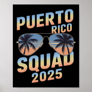 Familie 2025 Matching Puerto Rico Familienausflug Poster