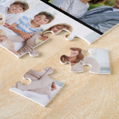 Familie 21 Foto Script Herzname Puzzle (Seite)