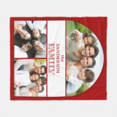 Familie 3 Fotomaterial Fleece Blanket (Vorderseite (Horizontal))