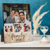 Familie 4 FotoCollage Zwei Väter Fotoplatte (Seite)