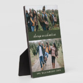 Familie 4 - Individuelle Name für Collage und Zita Fotoplatte (Seite)