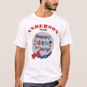 Familie 4. Juli Patriotisches Hemd T-Shirt (Vorderseite)