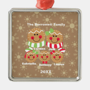 Familie 5 der ornament aus metall
