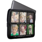 Familie | 6 Foto-Collage Laptopschutzhülle (Vorne Rechts)