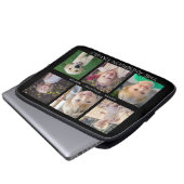 Familie | 6 Foto-Collage Laptopschutzhülle (Vorne Knopf)