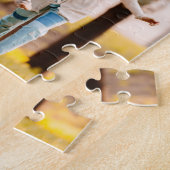 Familie 6 Foto Collage Minimal einfach Puzzle (Seite)