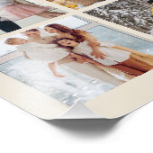 Familie 6 Foto Collage Moderne frohe Weihnachten (Ecke)