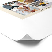 Familie 6 Foto Collage Tree Moderne frohe Weihnach Poster (Ecke)