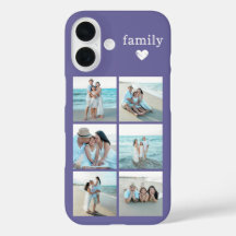 Familie 6 Foto Lila