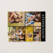 Familie 6 Name der Fotosammlung Einfach Puzzle (Horizontal)