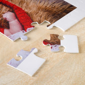 Familie 8 Foto Collage Sprichwort Trendskript Puzzle (Seite)