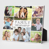 Familie 8 FotoCollage Fotoplatte (Seite)