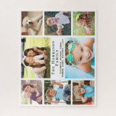 Familie 8 FotoCollage Puzzle (Vertikal)