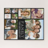 Familie 9 FotoCollage Puzzle (Horizontal)