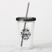 Familie Acryltrinkbecher (Rückseite)