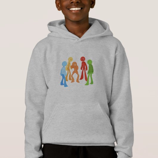 Familie Alan Animer Becker Hoodie (Vorderseite)