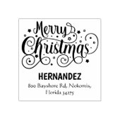 Familie, Anschrift, Weihnachten (Brauch), Gummistempel (Prägung)