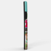 Familie Aquamarin 4 FotoCollage Custom Case-Mate iPhone Hülle (Hinten/Rechts)