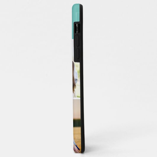 Familie Aquamarin 4 FotoCollage Custom Case-Mate iPhone Hülle (Hinten/Links)