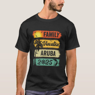 Familie Aruba Urlaub 2025 Gewitter Matching Group T-Shirt