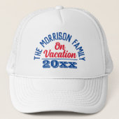 Familie auf Urlaub Trucker Hat Truckerkappe (Vorderseite)