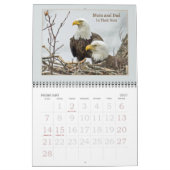 Familie Bald Eagle Kalender (Feb 2027)