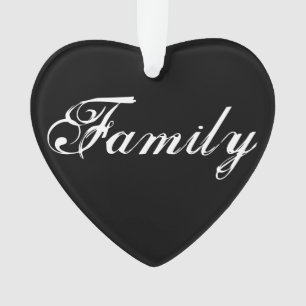 "Familie bedeutet" Herzverzierung 2022 Ornament