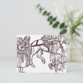 Familie Beggar Postkarte (Stehend Vorderseite)