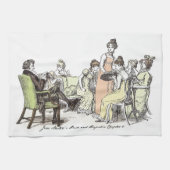 Familie Bennet - Jane Austen Pride & Prejudice Geschirrtuch (Horizontal)