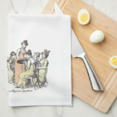 Familie Bennet - Jane Austen Pride & Prejudice Geschirrtuch (Viertel Falte)