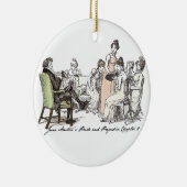 Familie Bennet - Jane Austen Pride & Prejudice Keramik Ornament (Rechts)
