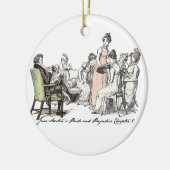 Familie Bennet - Jane Austen Pride & Prejudice Keramik Ornament (Links)
