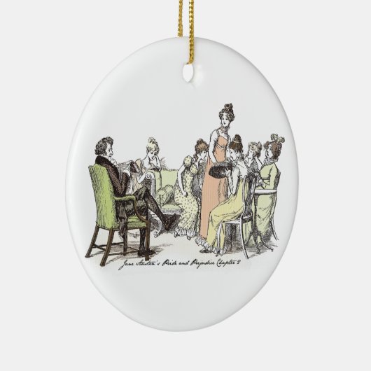 Familie Bennet - Jane Austen Pride & Prejudice Keramik Ornament (Rechts)
