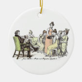 Familie Bennet - Jane Austen Pride & Prejudice Keramik Ornament (Vorne)