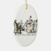 Familie Bennet - Jane Austen Pride & Prejudice Keramikornament (Rechts)