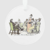 Familie Bennet - Jane Austen Pride & Prejudice Ornament (Rückseite)