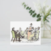 Familie Bennet - Jane Austen Pride & Prejudice Postkarte (Stehend Vorderseite)