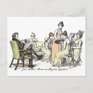 Familie Bennet - Jane Austen Pride & Prejudice Postkarte